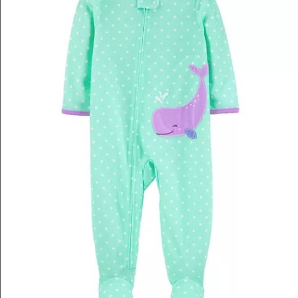 NWt 4T 4 nautical whale carters dolphin pajamas